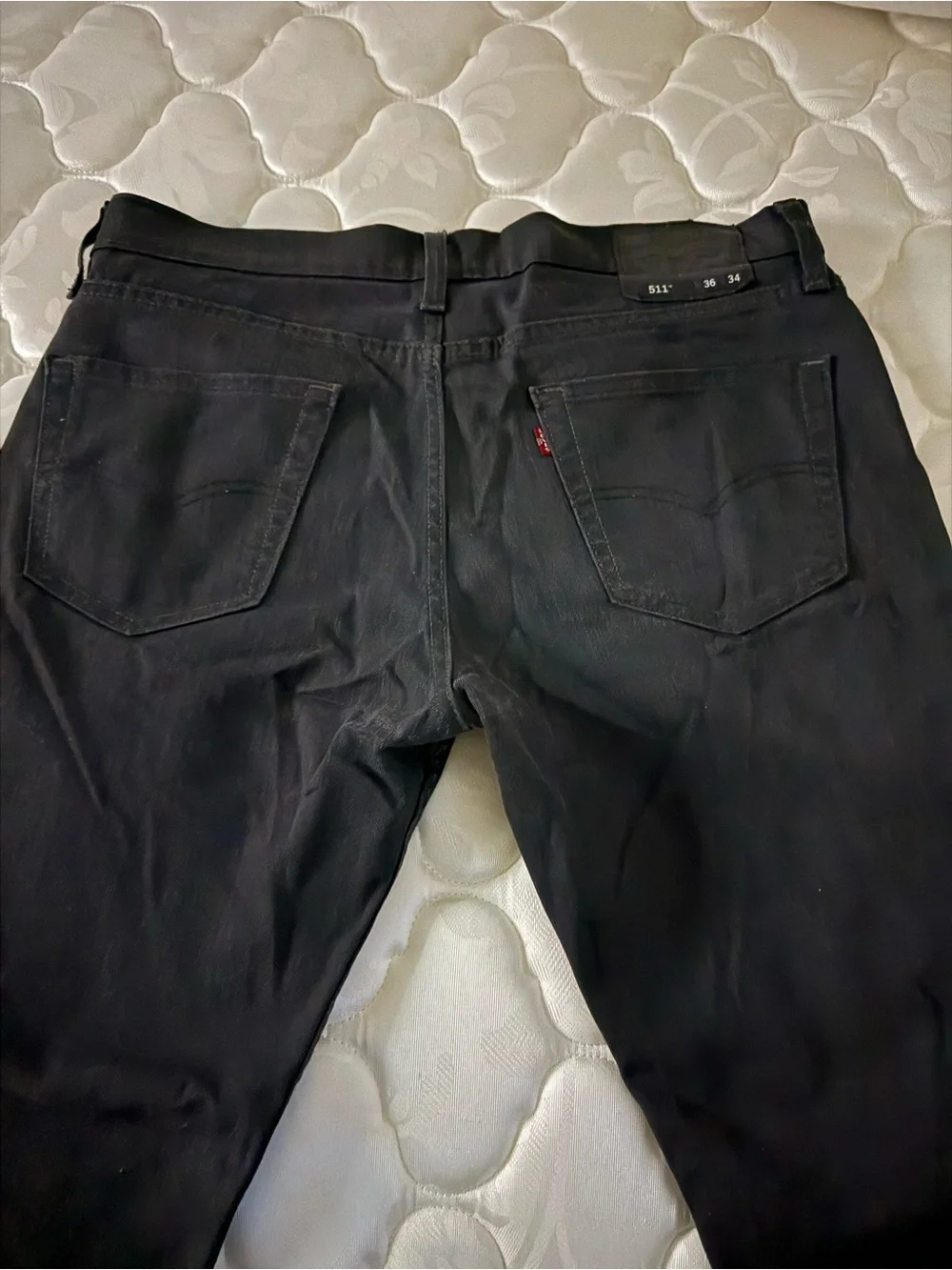 Levi's Black Straight-Leg Men's Pants